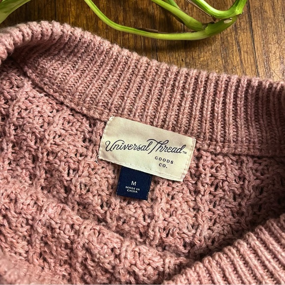 Universal Thread Dusty Pink Knit Sweater - Picture 2 of 2